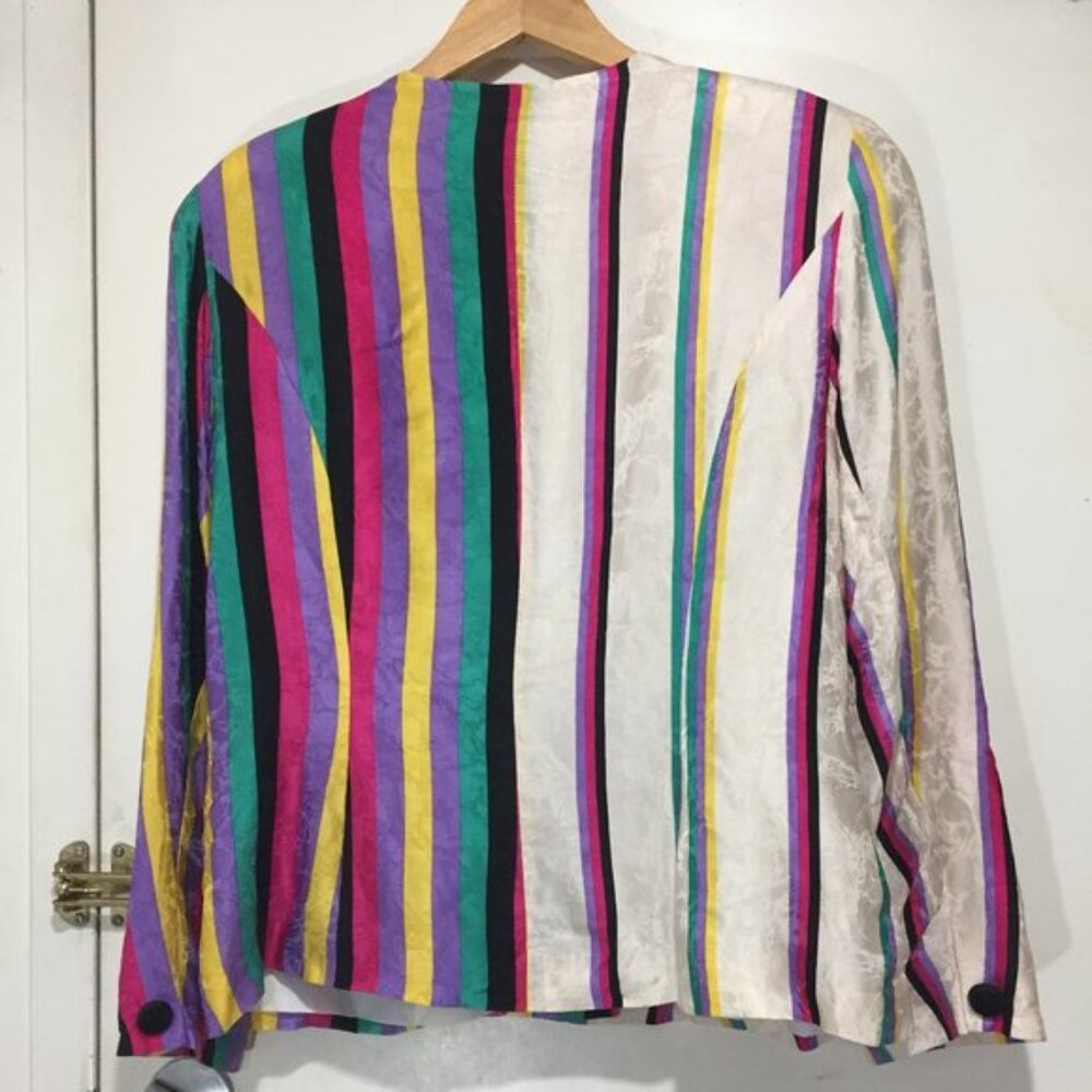 VINTAGE ENCORE STRIPE BLAZERS SIZE 16 - Picture 6 of 6